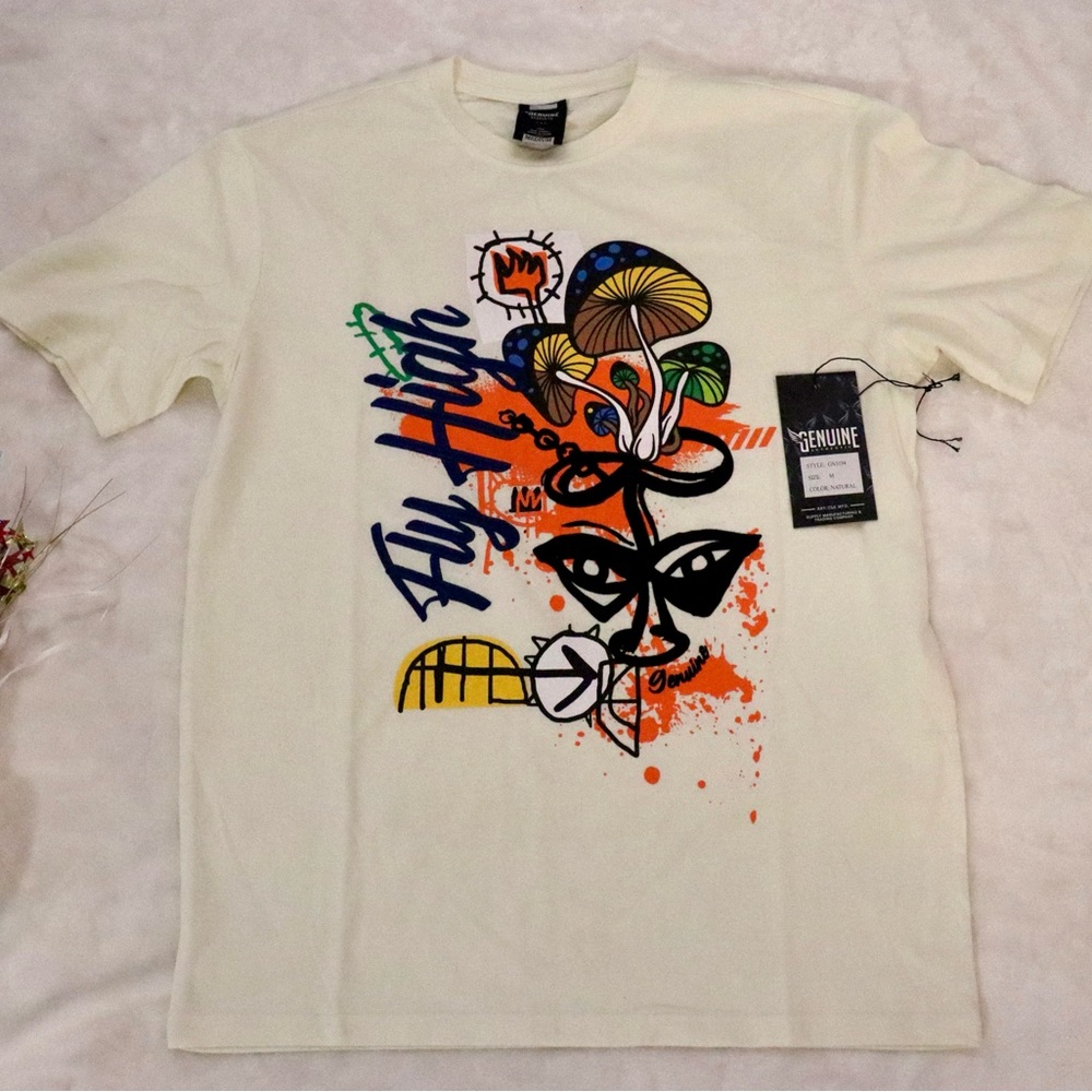 Genuine Fly High Graphic Tee in White